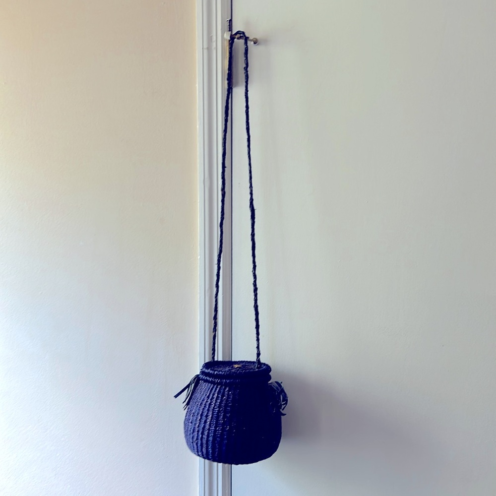 Purple Woven Purse